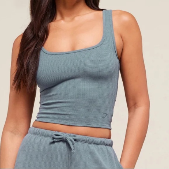 Gymshark Waffle Tank Top (Fits like a Small) - Picture 2 of 5
